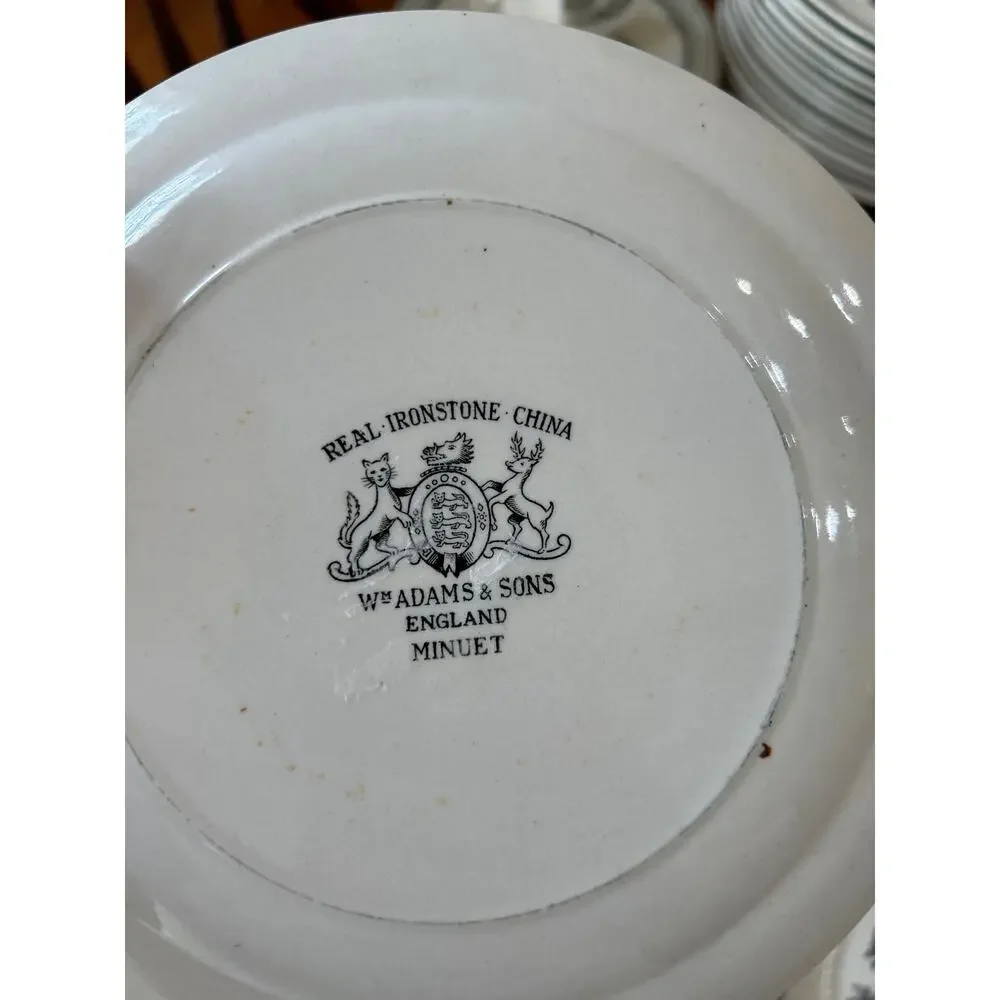 Wm Adams Real English Ironstone Minuet 8